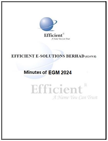 Minutes of EGM 2024