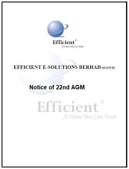 Notice of EGM