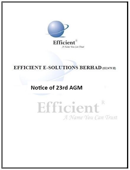 Notice of EGM